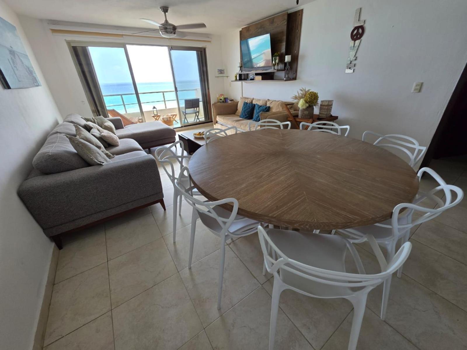 Perfect Vacation Getaway,Ocean View,Wifi, Beach Cancún Esterno foto