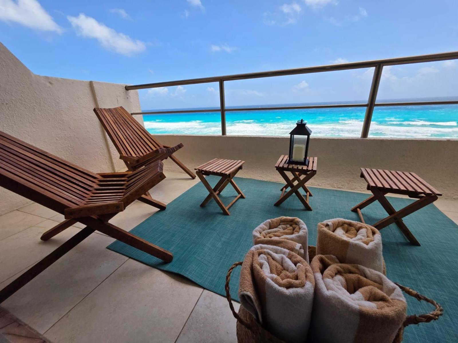 Perfect Vacation Getaway,Ocean View,Wifi, Beach Cancún Esterno foto
