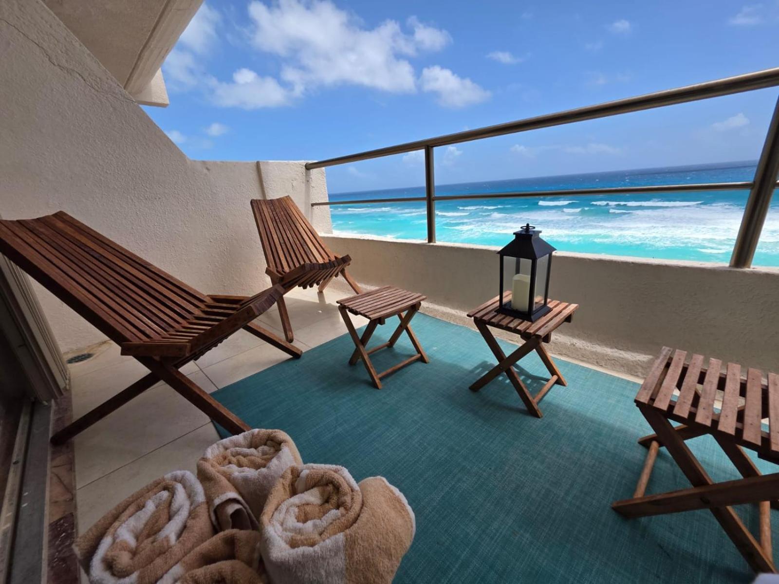 Perfect Vacation Getaway,Ocean View,Wifi, Beach Cancún Esterno foto